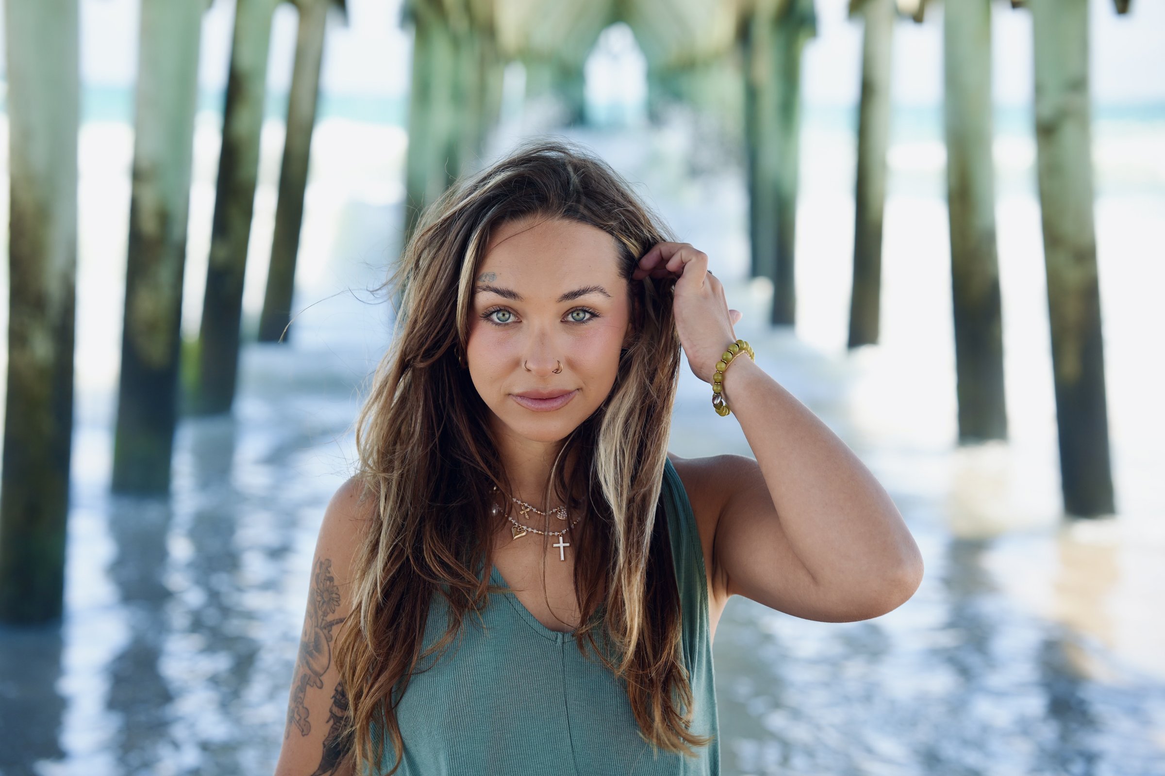Macy Nicole on the Carolina shore